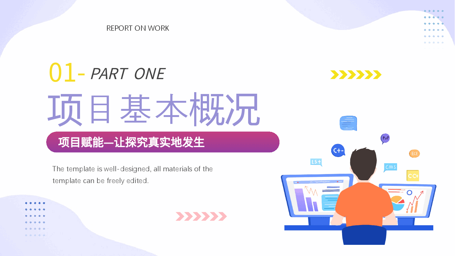 紫色简约风项目复盘报告PPT.pptx,第3页预览