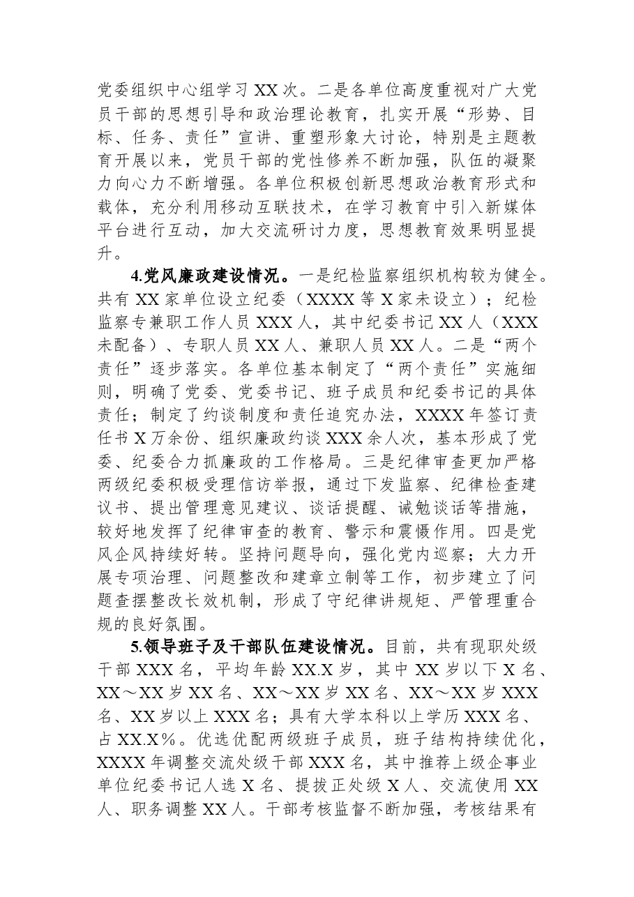关于直属单位党的建设情况调研报告.docx,第2页预览