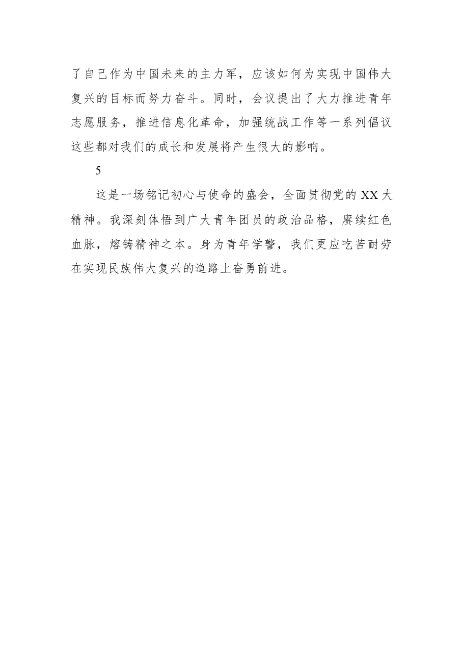 中国共产主义青年团第十九次全国代表大会精神学习心得体会(法学学子篇).docx,第3页预览