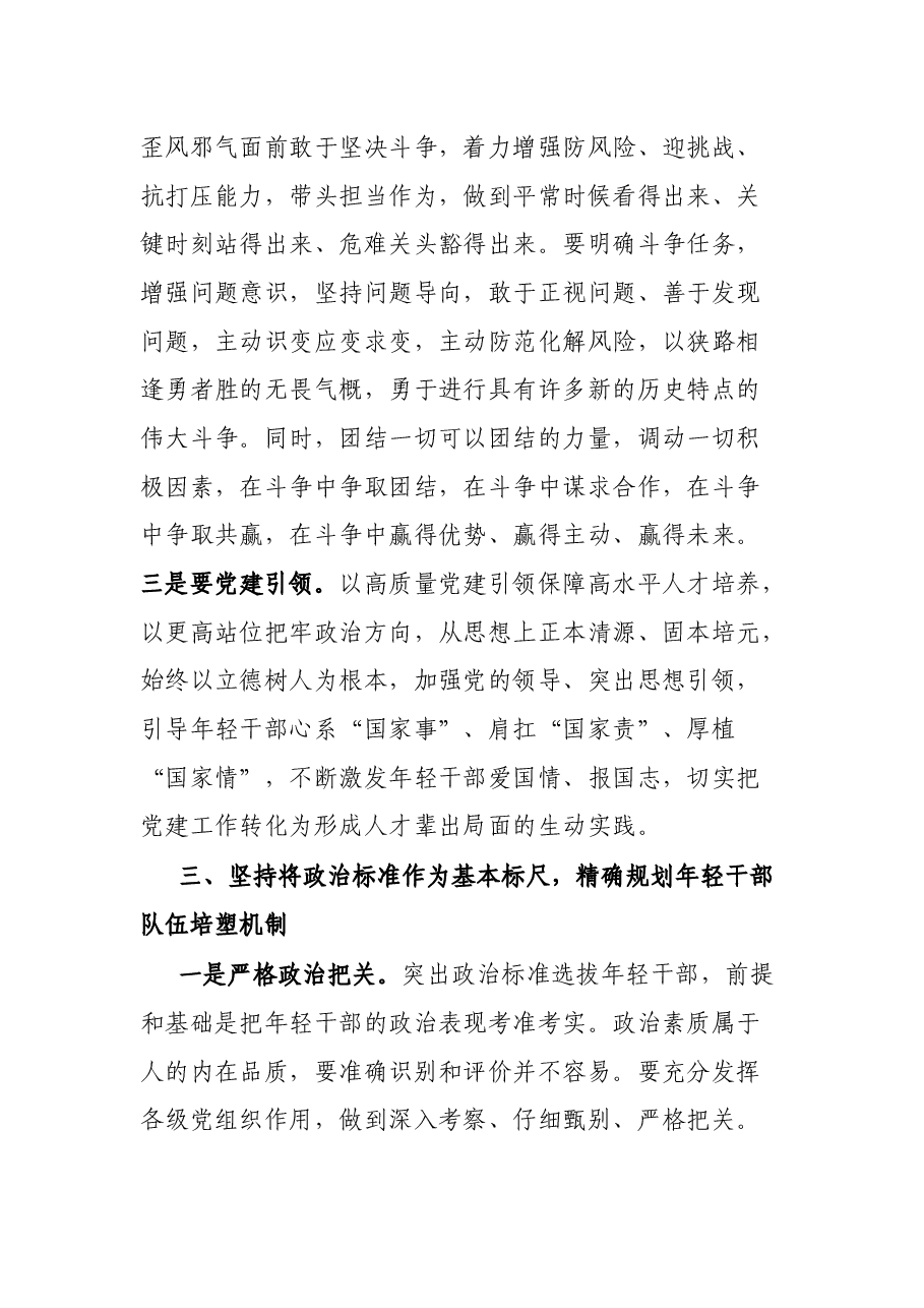 党课:坚持政治标准 锻造过硬年轻干部队伍.docx,第4页预览