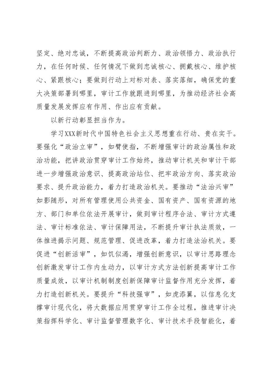 在审计局党组理论学习中心组专题研讨交流会上的发言材料.docx,第2页预览