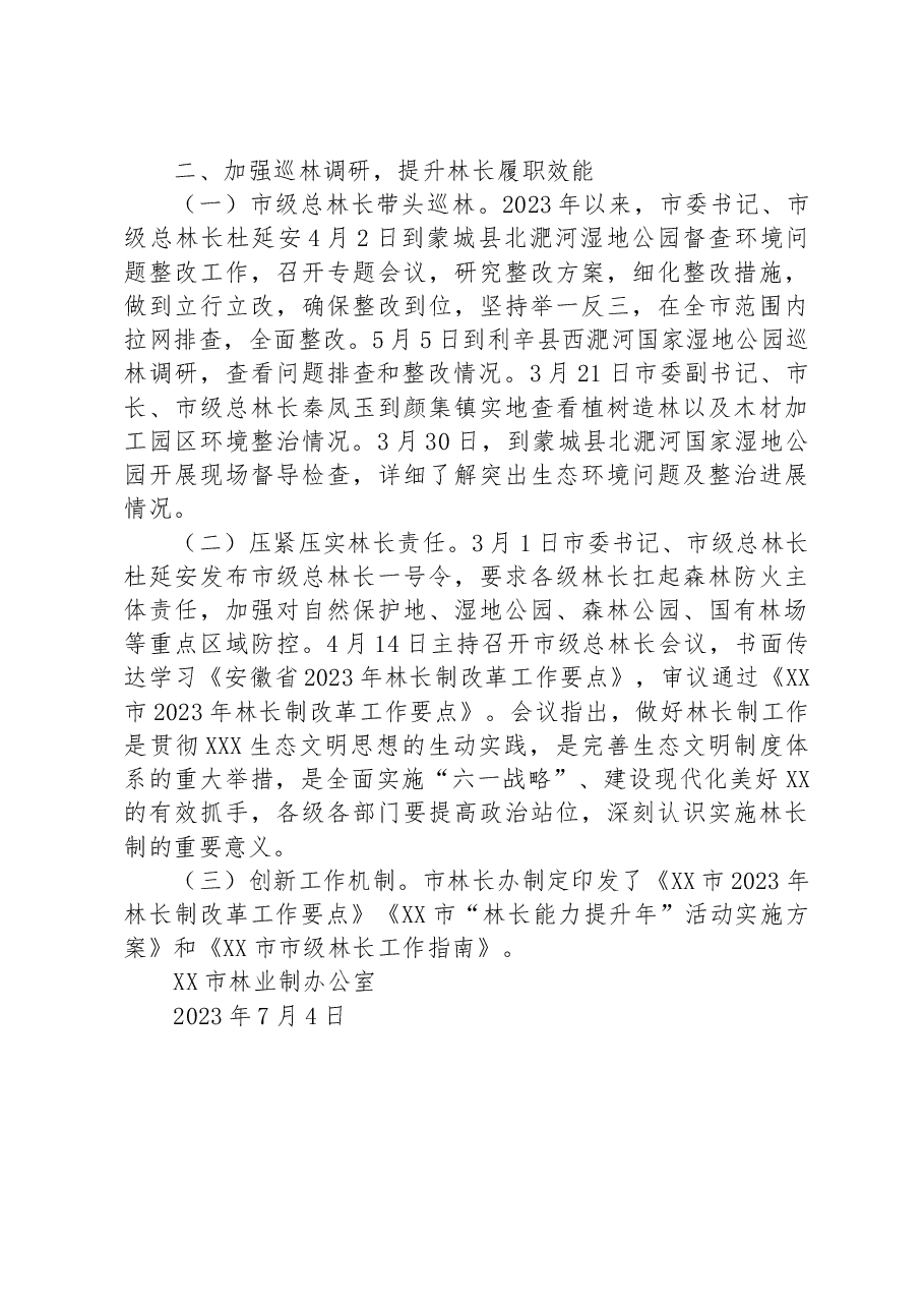 市2023年上半年林长制工作总结.docx,第3页预览