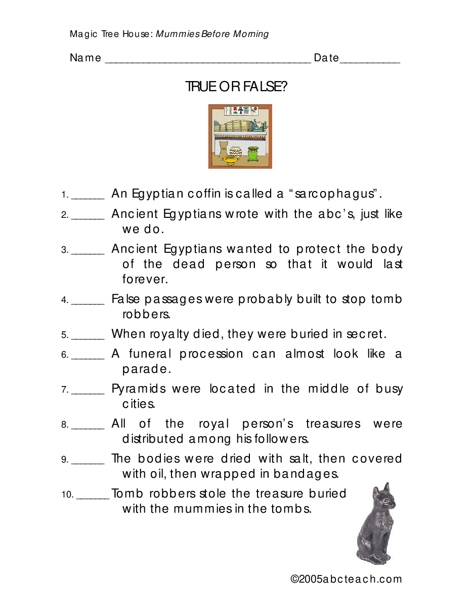 Magic Tree House 配套练习资料MTH03_mummies in the morning.pdf,第2页预览