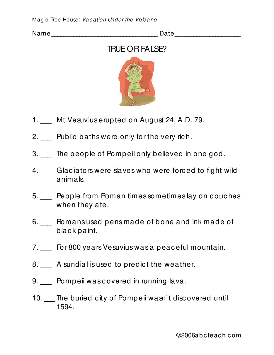 Magic Tree House 配套练习资料MTH13_Vacation Under the Volcano.pdf,第2页预览