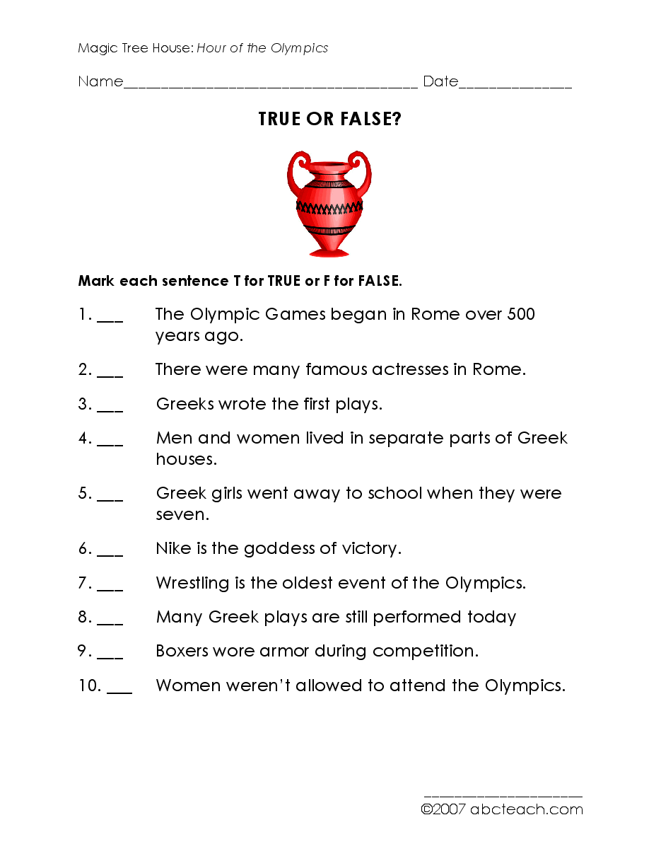 Magic Tree House 配套练习资料MTH16_Hour of the Olympics.pdf,第2页预览