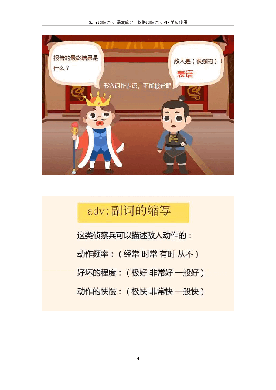 初中英语语法精讲:形容词和副词(区别).pdf,第4页预览