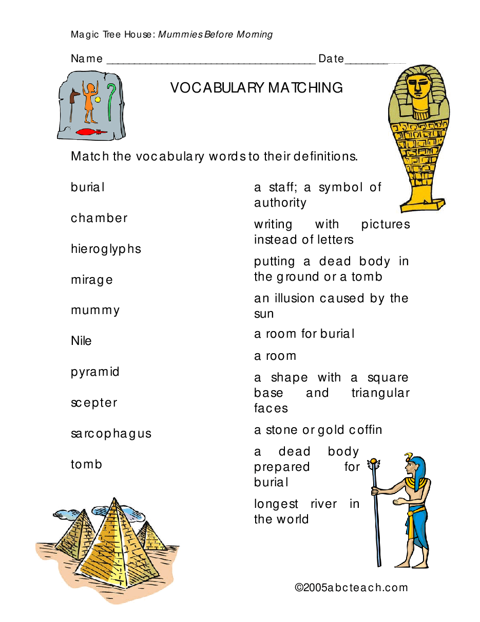 Magic Tree House 配套练习资料MTH03_mummies in the morning.pdf,第1页预览