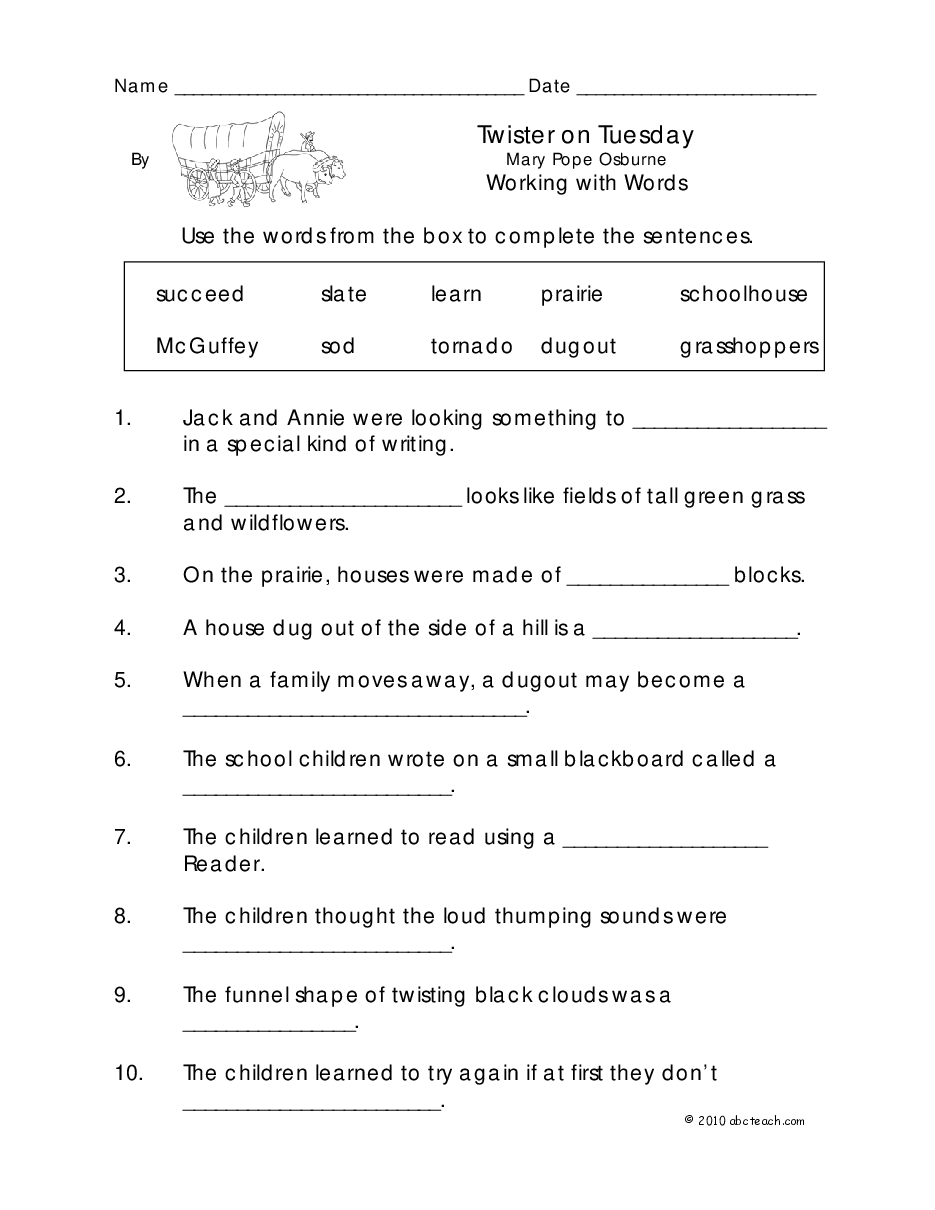 Magic Tree House 配套练习资料MTH23_Twister on Tuesday_set.pdf,第2页预览