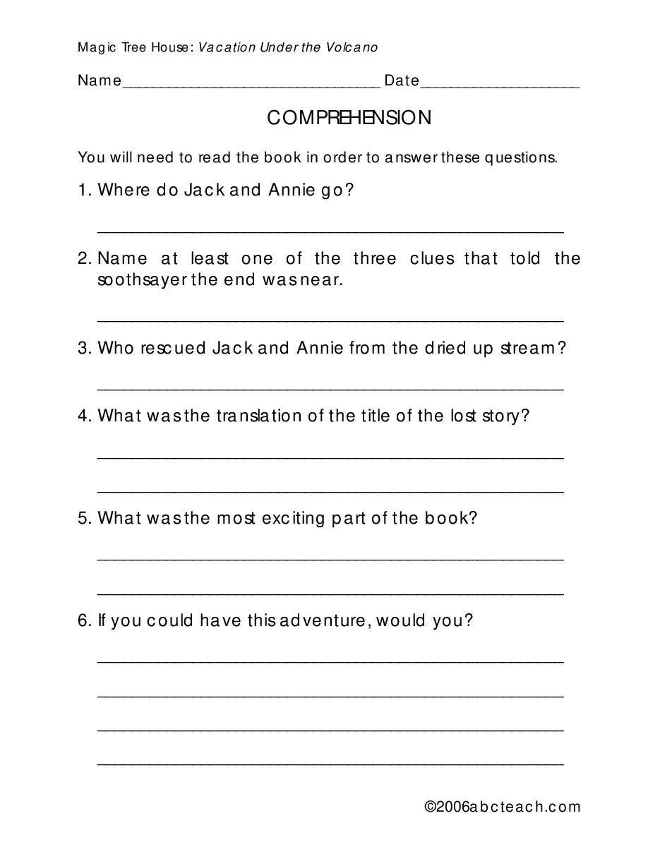 Magic Tree House 配套练习资料MTH13_Vacation Under the Volcano.pdf,第4页预览