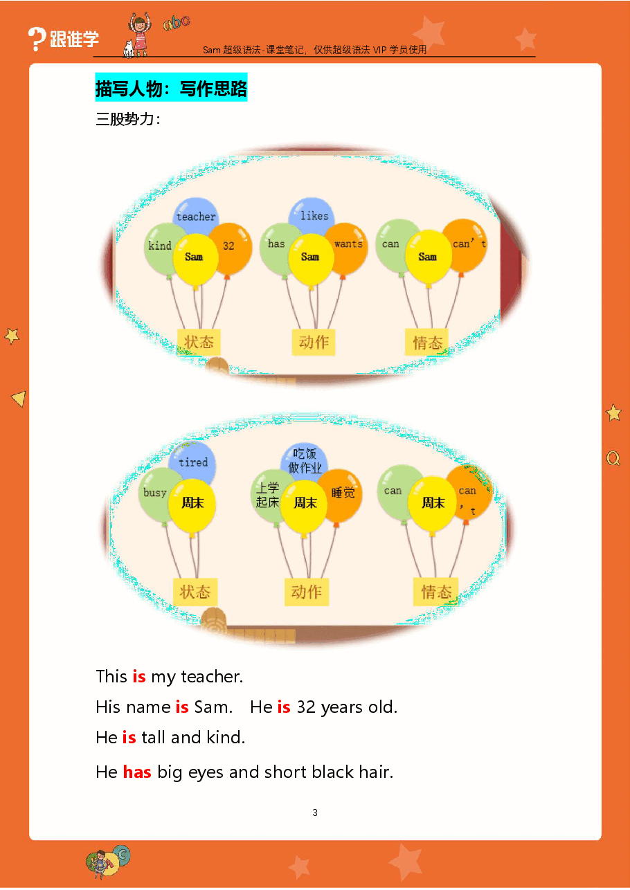 初中英语语法精讲:时态1-一般现在时.pdf,第4页预览