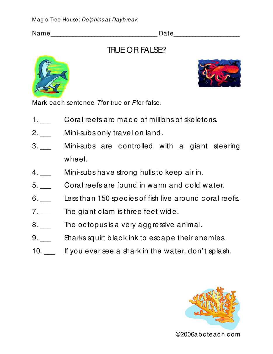 Magic Tree House 配套练习资料MTH09_dolphins at daybreak.pdf,第2页预览