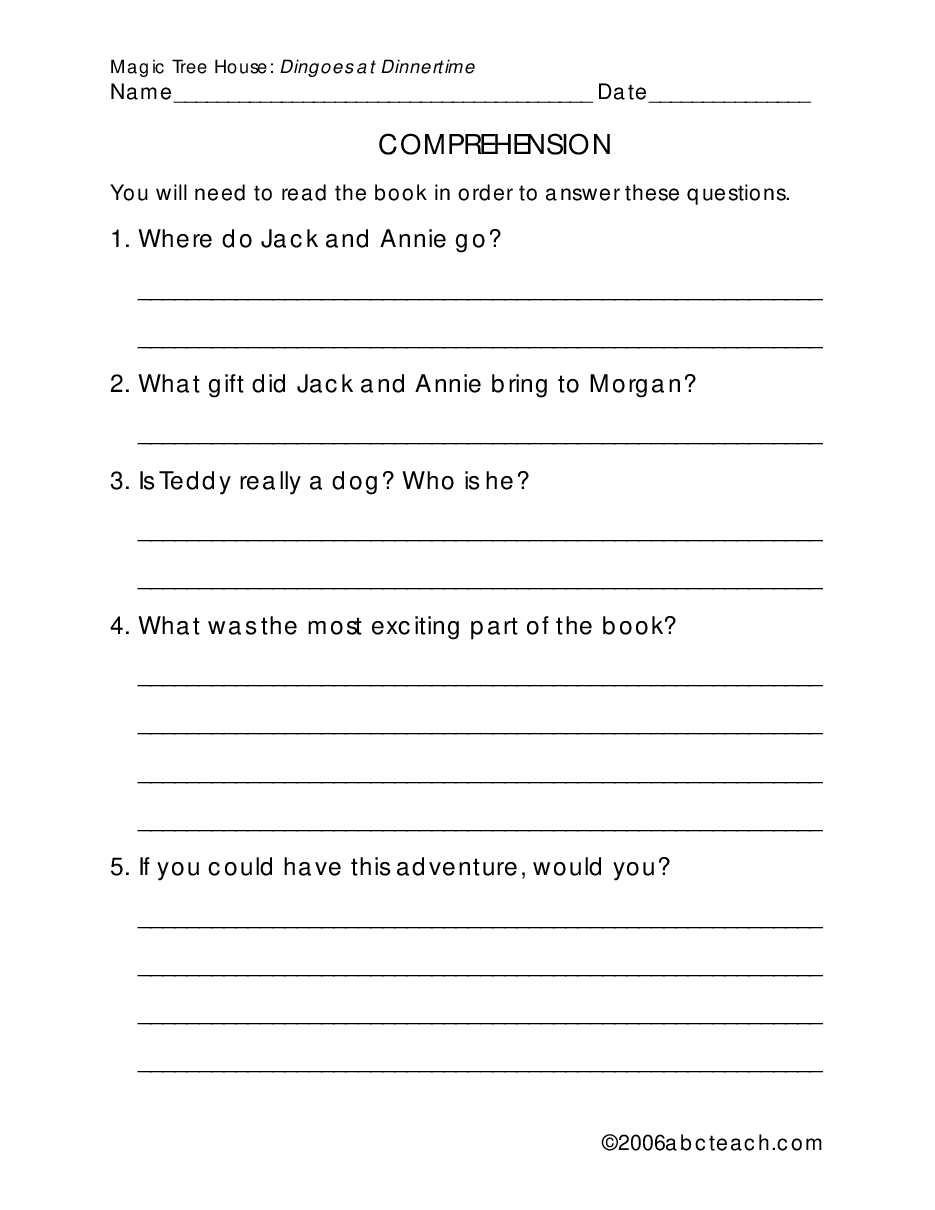 Magic Tree House 配套练习资料MTH20_dingoes at dinnertime.pdf,第4页预览