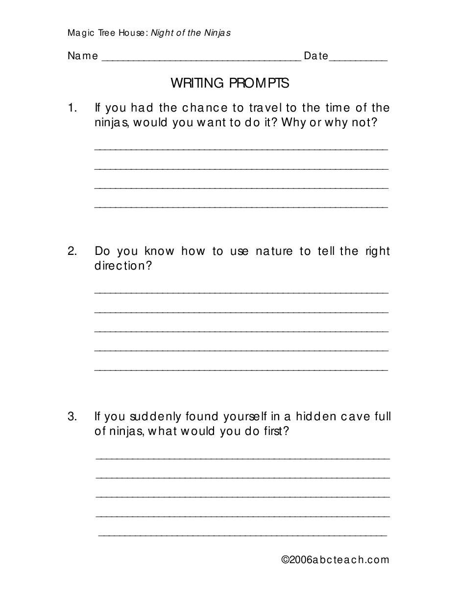 Magic Tree House 配套练习资料MTH05_night of ninjas.pdf,第3页预览