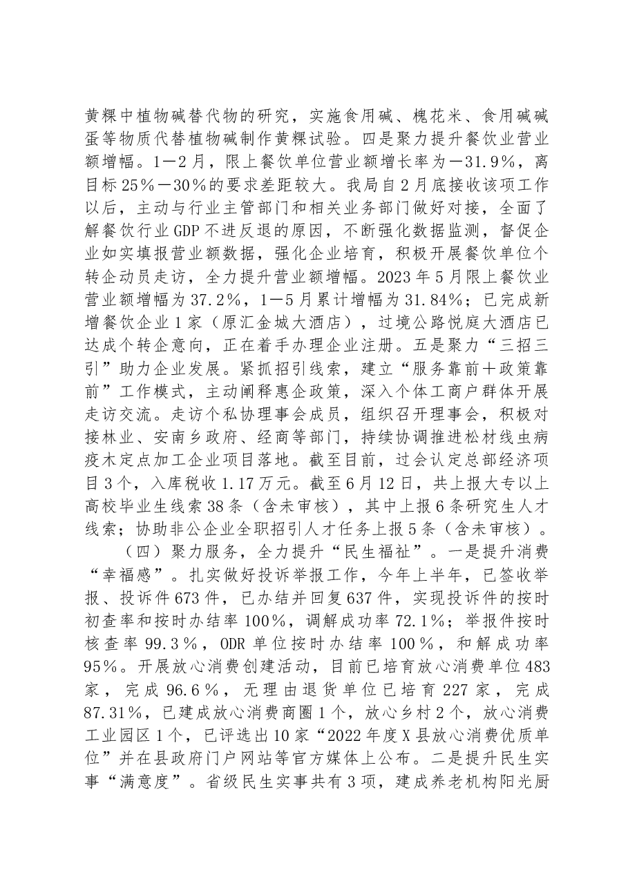 市场监督管理局2023年第二季度工作总结.docx,第4页预览