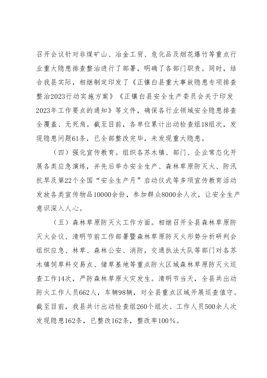 全县安全生产工作情况汇报.docx,第4页预览