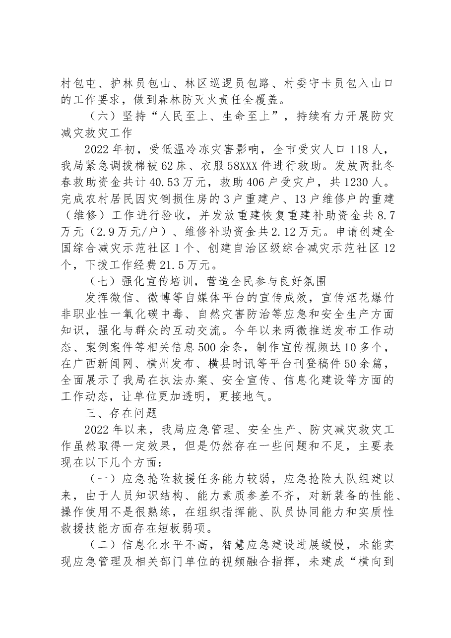 横州市应急管理局2022年工作总结及2023年工作计划.docx,第4页预览
