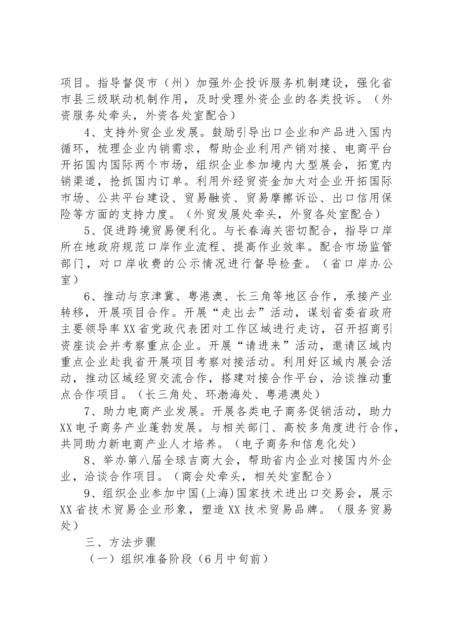省商务厅2023年营商环境建设实施方案.docx,第2页预览