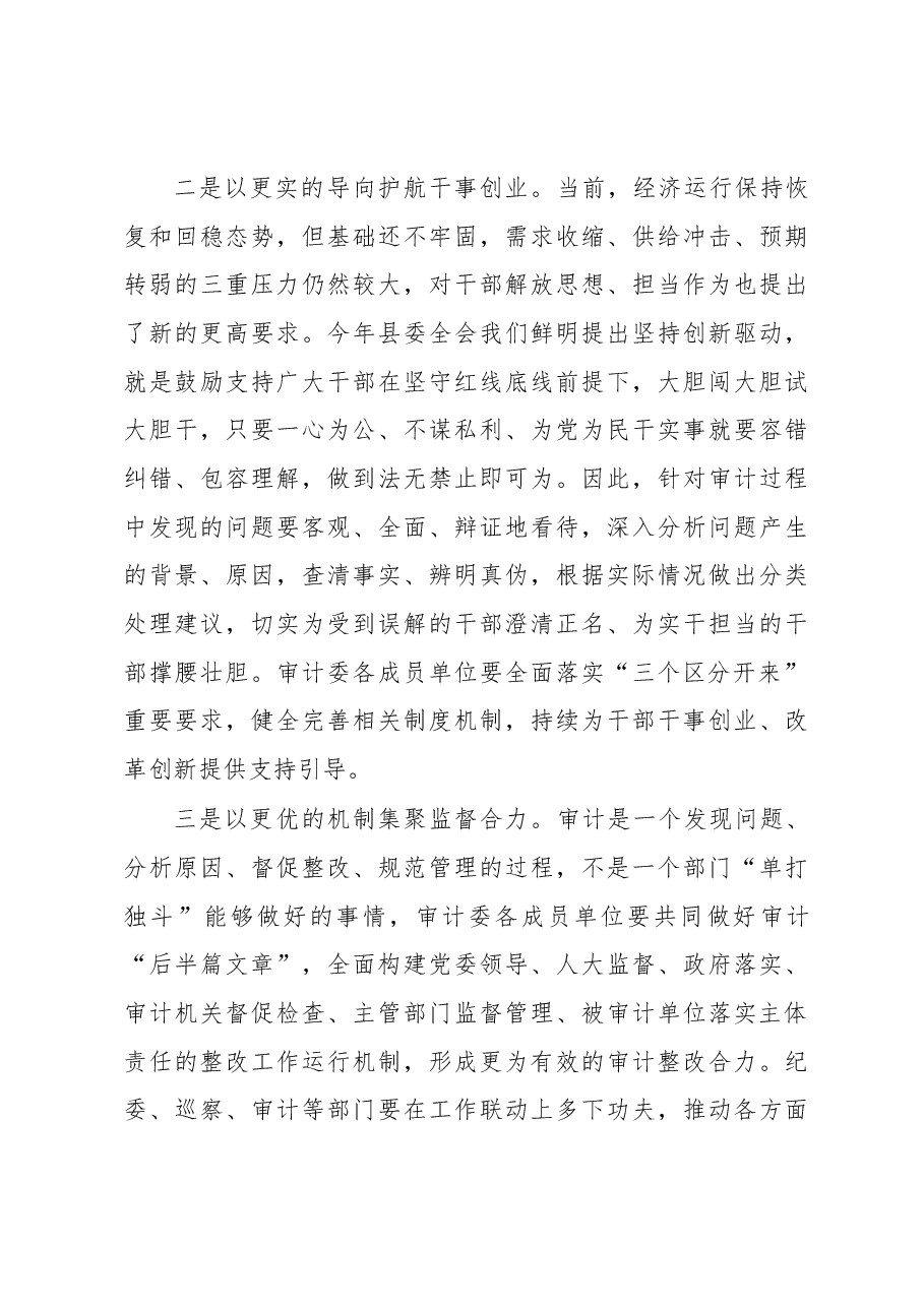 在县委审计委员会会议上的讲话.docx,第3页预览