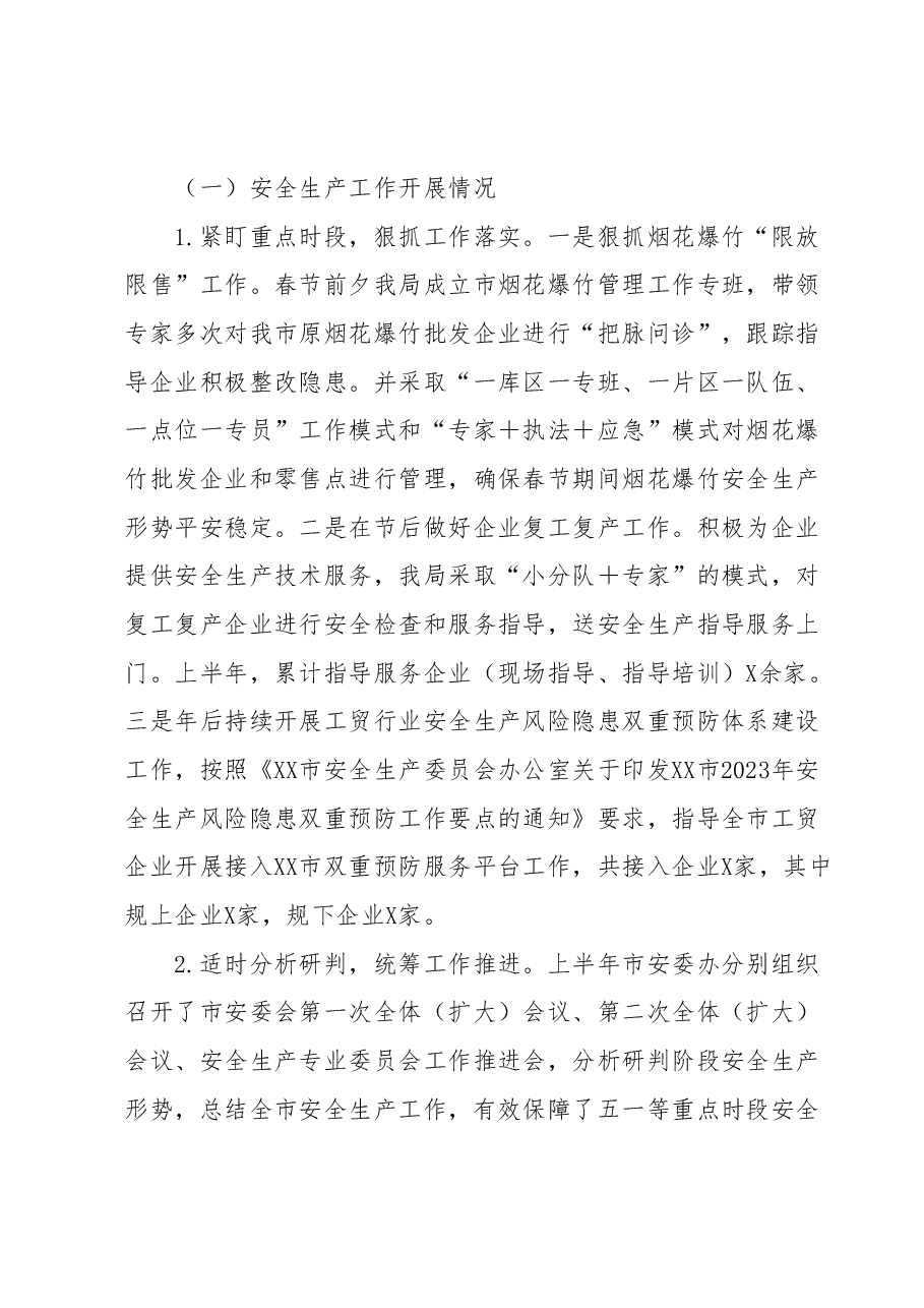XX市应急管理局2023年上半年工作总结及下半年工作谋划.docx,第4页预览