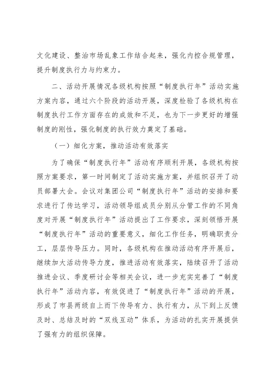 “制度执行年”活动工作总结报告.docx,第2页预览