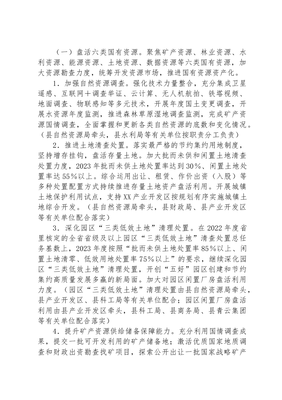 国有“三资”清查处置与管理改革总体实施方案.docx,第2页预览