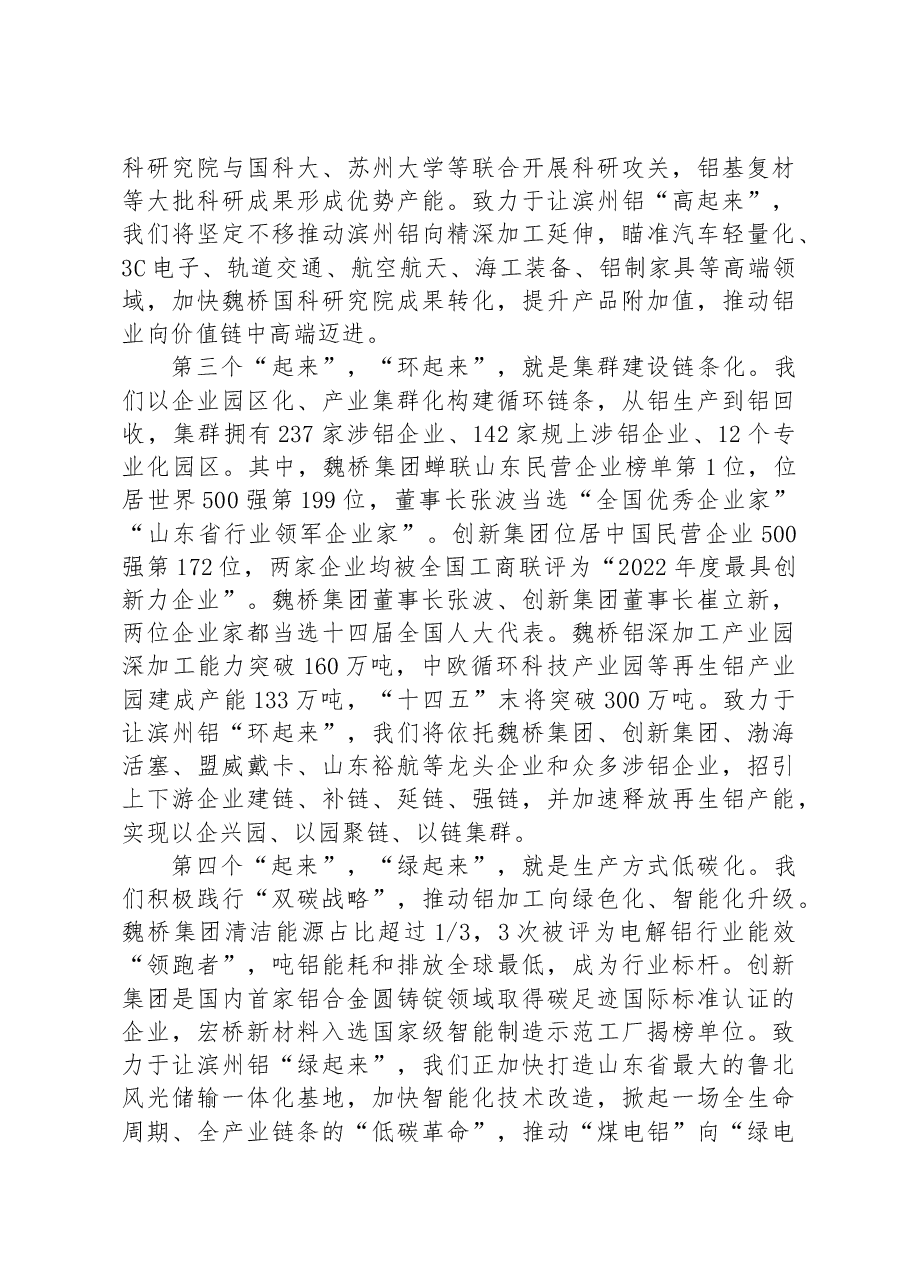深耕铝加工 迈步新“铝”程——在2023年中国铝加工产业年度大会上的致辞.docx,第3页预览