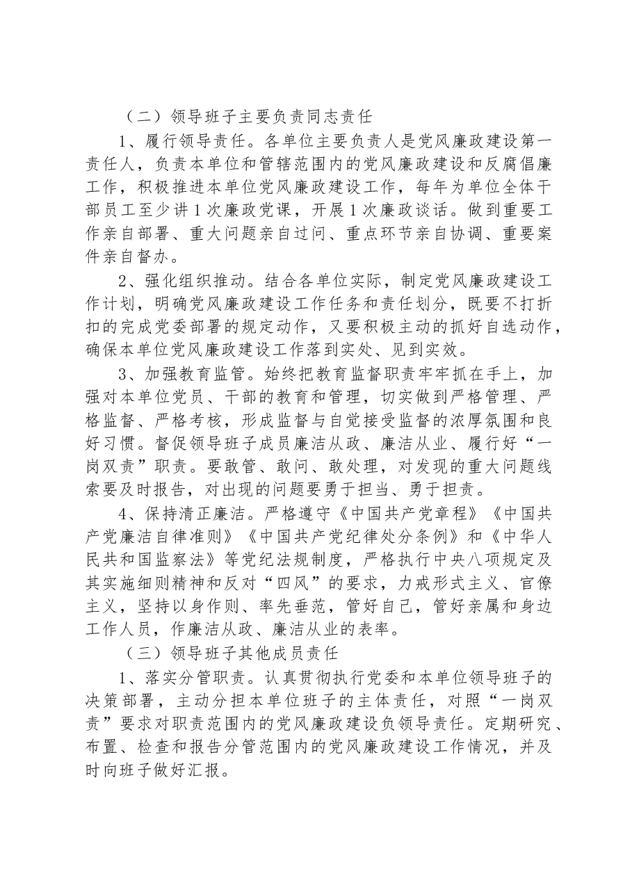 某国有企业党风廉政建设目标责任承诺书.docx,第4页预览