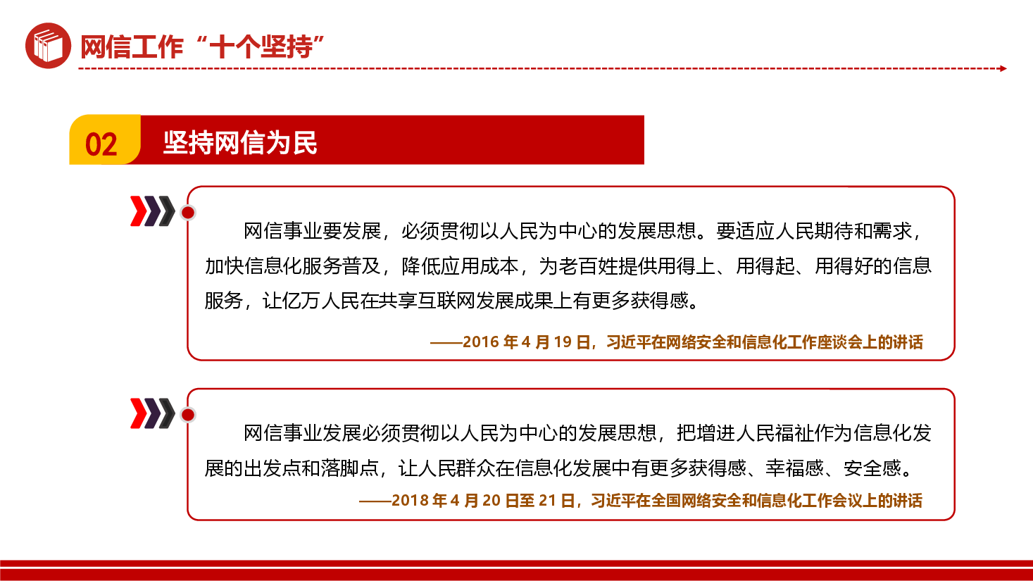 网信工作十个坚持PPT读懂中国特色治网之道网络安全和信息化事业专题党课.pptx,第4页预览