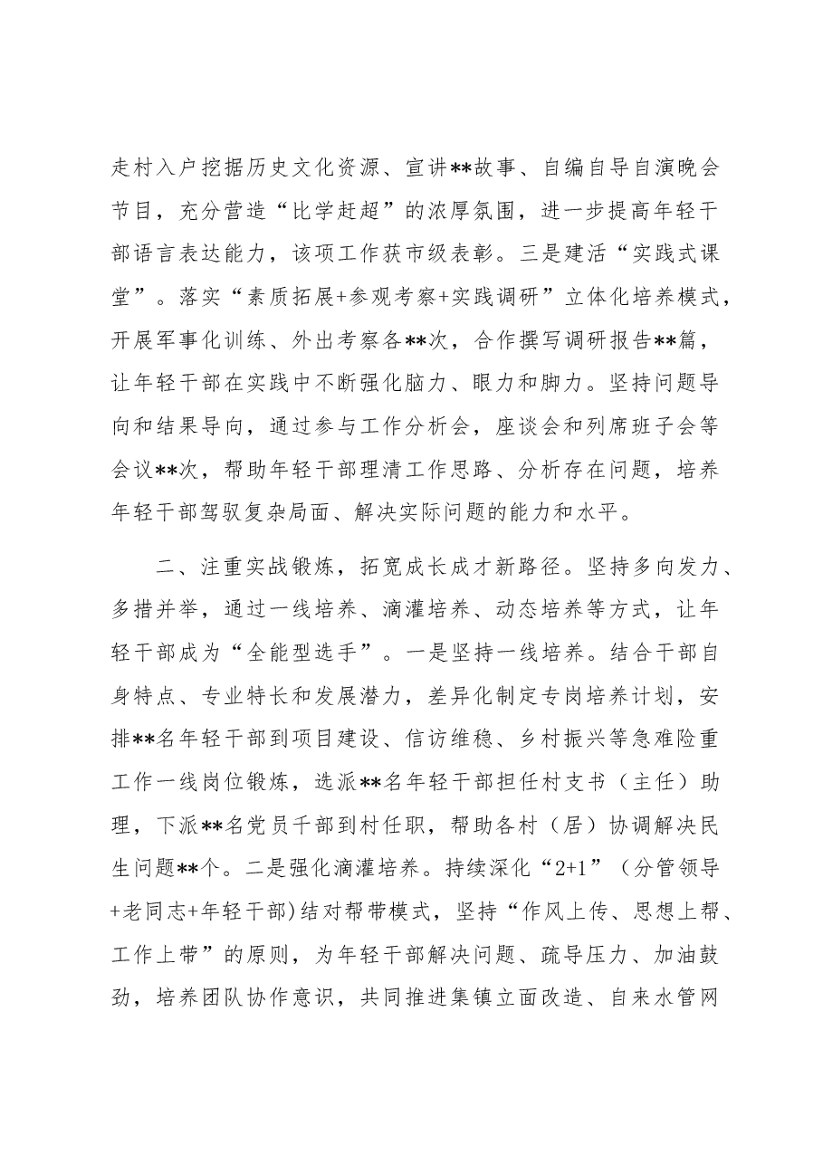 经验做法:把好关键环节 培优育强年轻千部队伍.docx,第2页预览