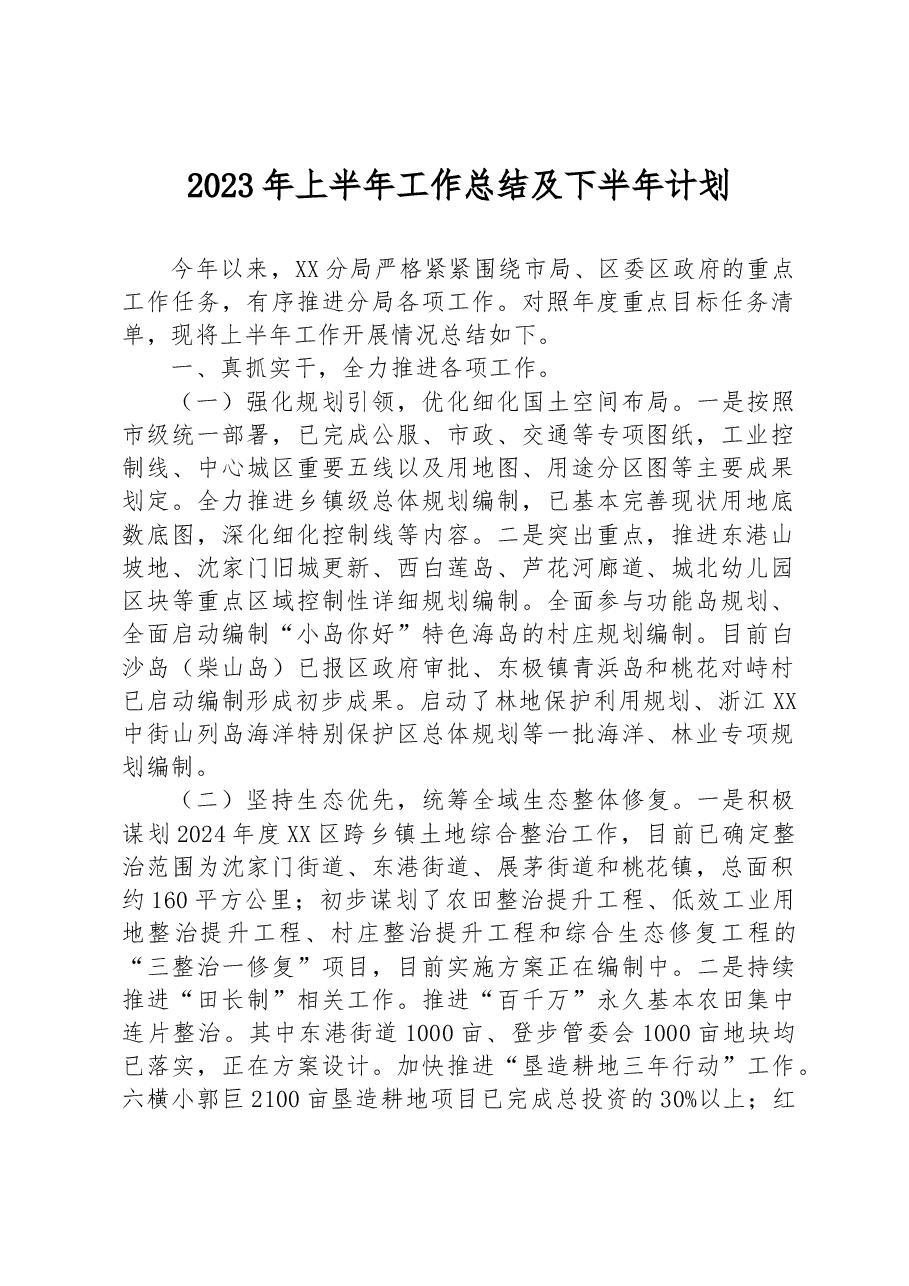 (14篇)2023年上半年工作总结及下半年工作计划汇编.docx,第2页预览