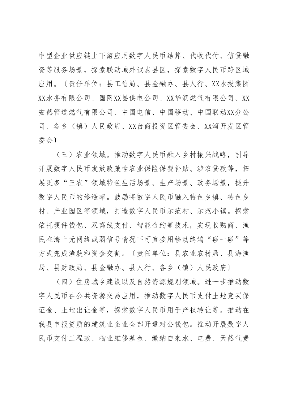 XX县2023年数字人民币试点行动计划.doc,第3页预览