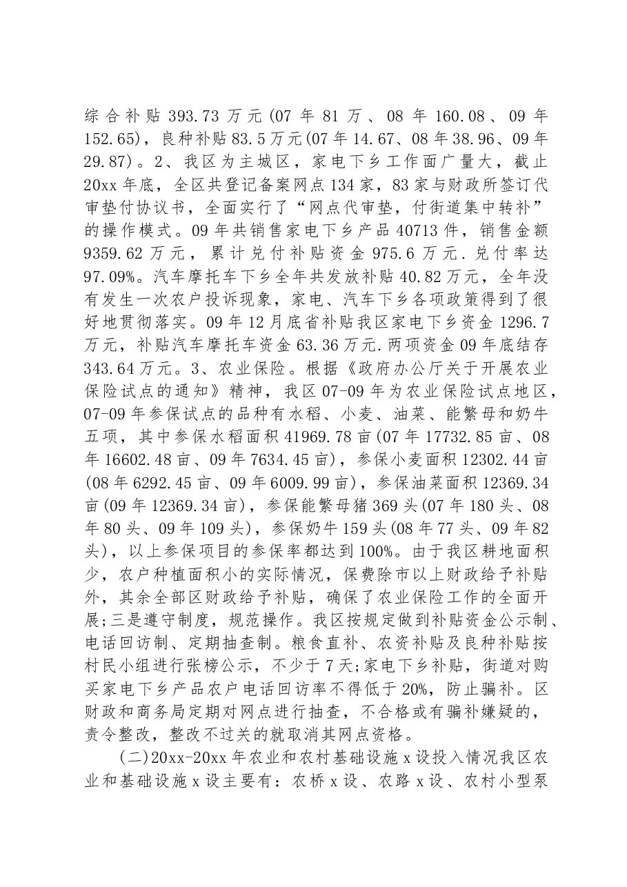 (12篇)强农惠农资金落实情况自查报告材料汇编.docx,第3页预览