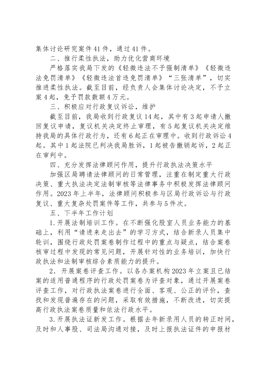 (10篇)2023年上半年行政执法工作总结汇编.docx,第4页预览