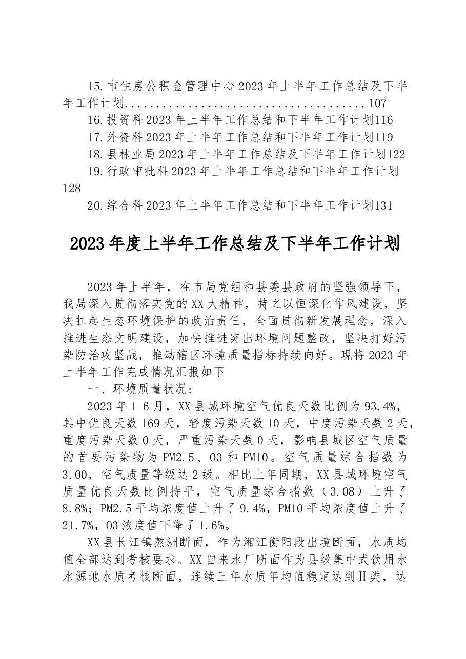 （20篇）2023年上半年工作总结汇编.docx，第2页预览