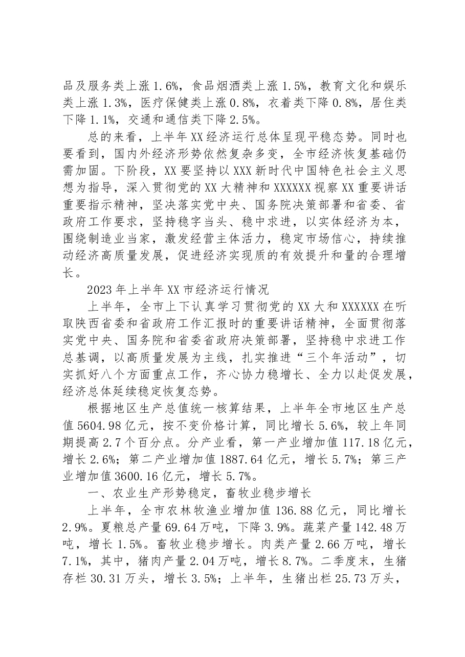(13篇)2023年上半年经济运行情况汇报汇编.docx,第4页预览