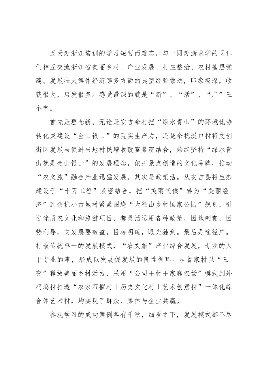 (3篇)乡村振兴专题培训班心得体会交流发言.docx,第4页预览
