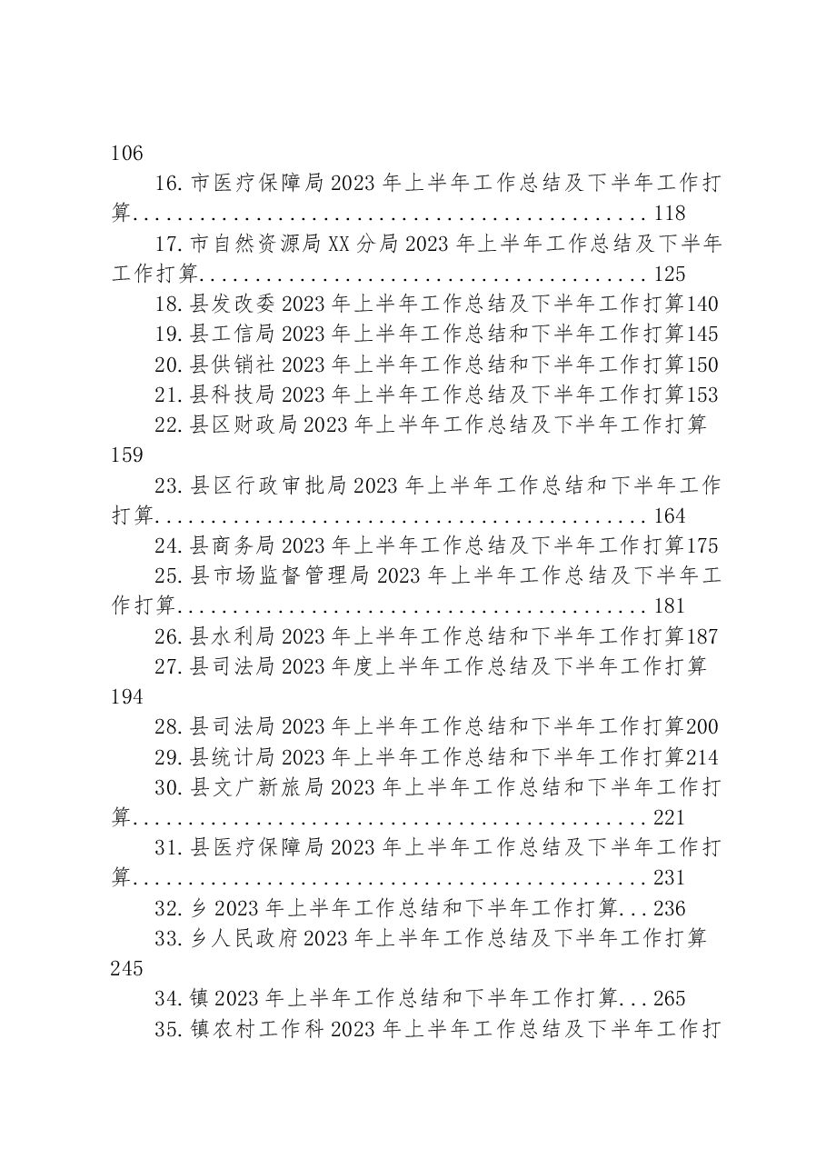 (36篇)2023年上半年工作总结及下半年工作打算汇编.docx,第2页预览