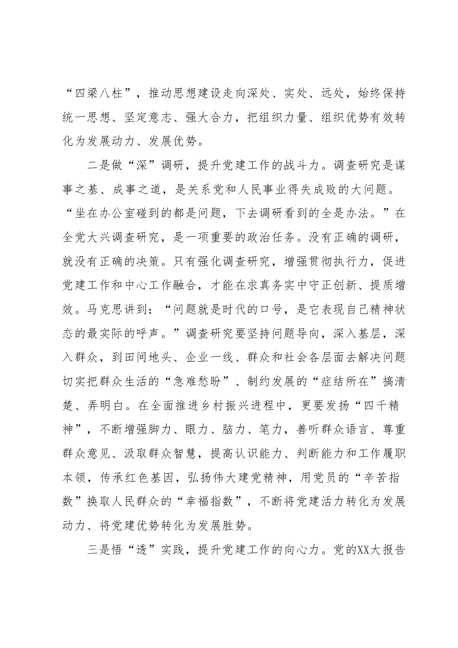 8月党课稿:以党建之“炬”点燃全面推进乡村振兴“动力擎”.docx,第2页预览