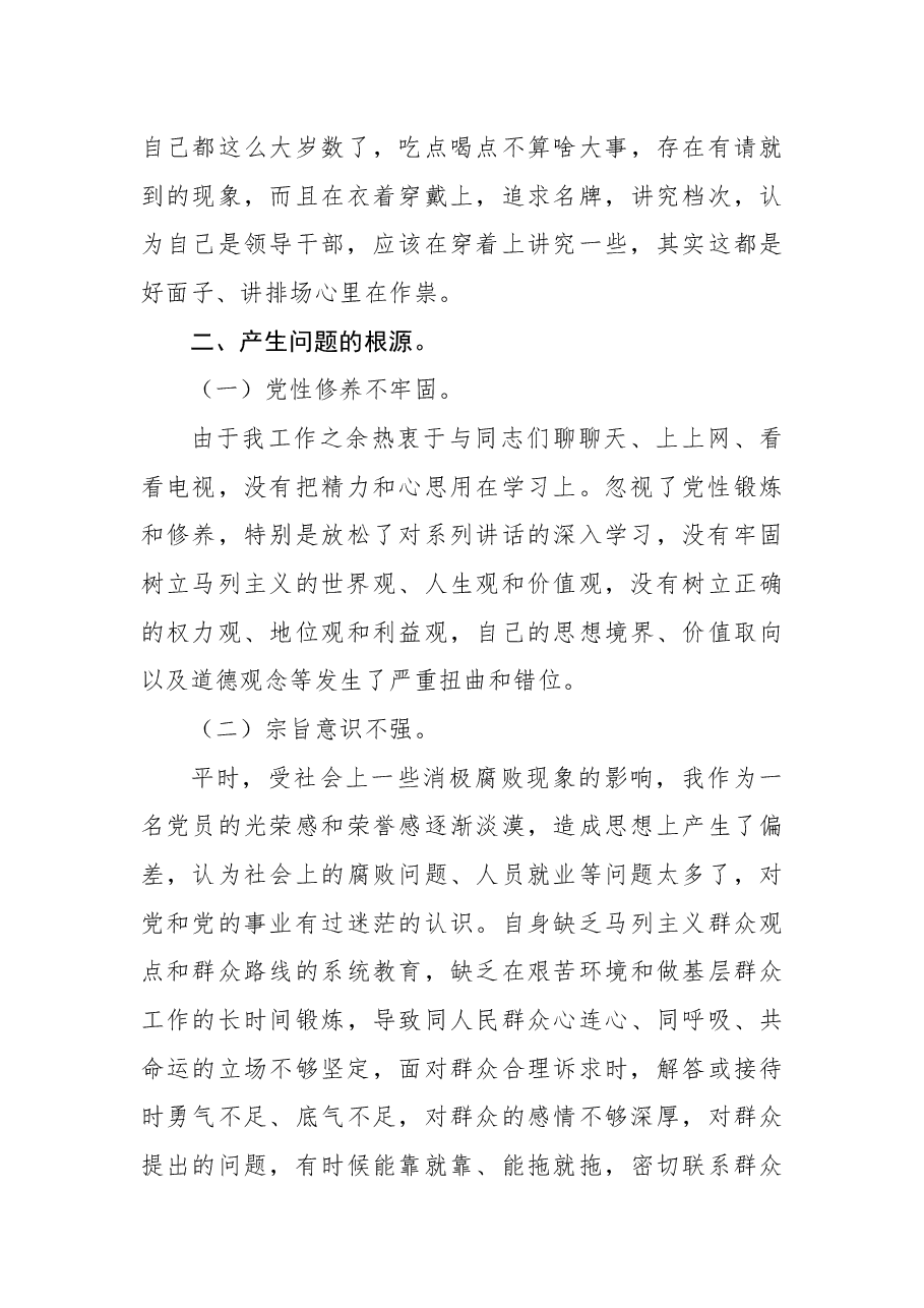 2023年主题教育个人对照检查材料.docx,第4页预览