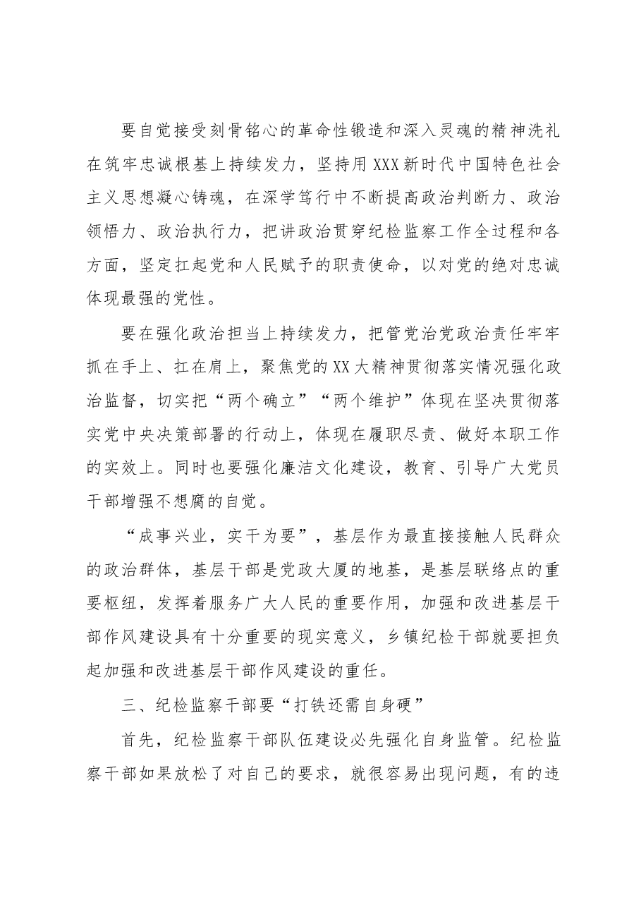 纪检监察干部队伍教育整顿学习心得.docx,第3页预览
