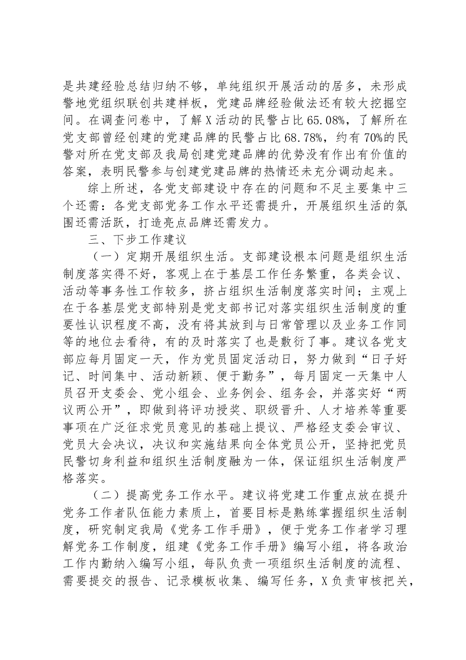 关于党支部建设情况的调研报告.docx,第4页预览