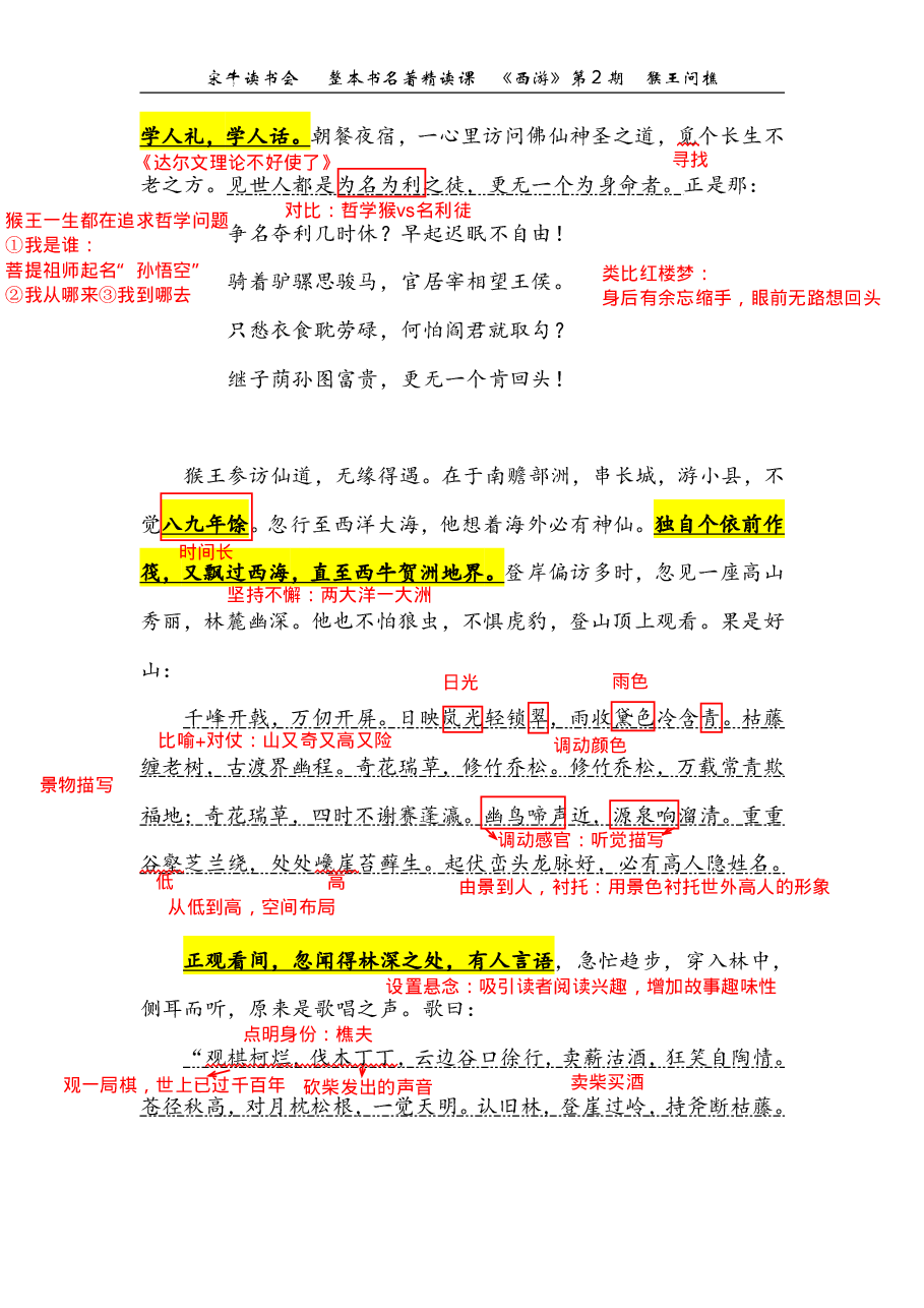 西游第02期 猴王问樵(标准版笔记).pdf,第2页预览