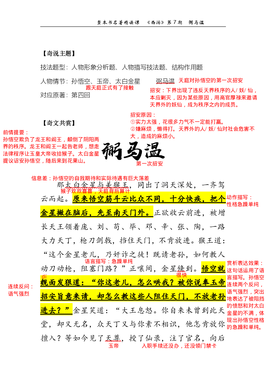 西游第07期 弼马温(标准版笔记).pdf,第1页预览