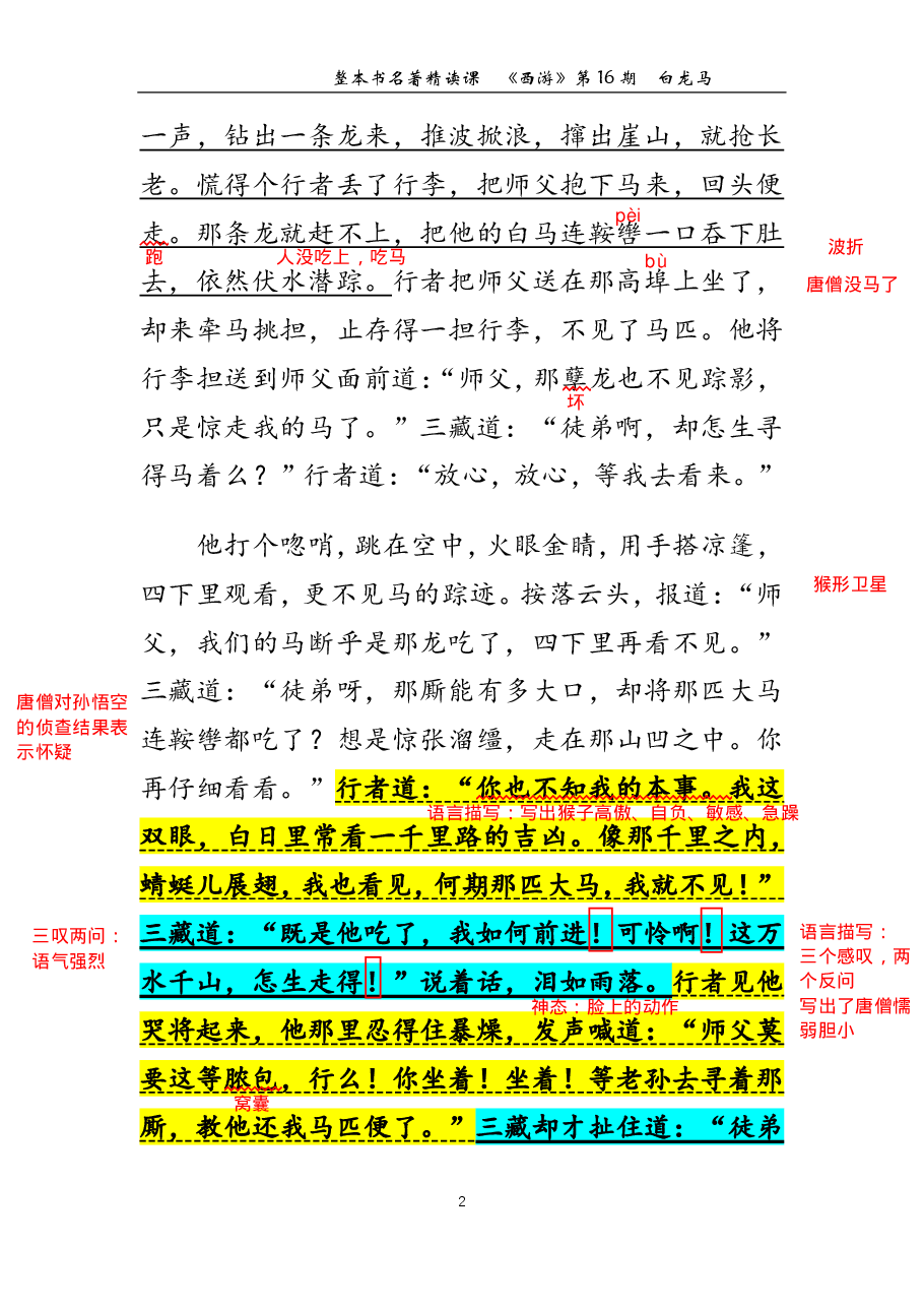 西游第16期 白龙马(标准版笔记).pdf,第2页预览