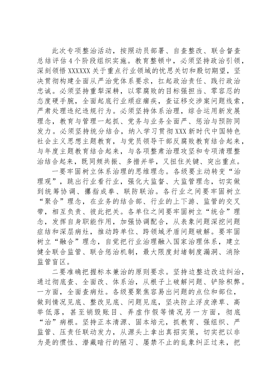 在重点行业领域专项整治动员会上的发言提纲.docx,第3页预览