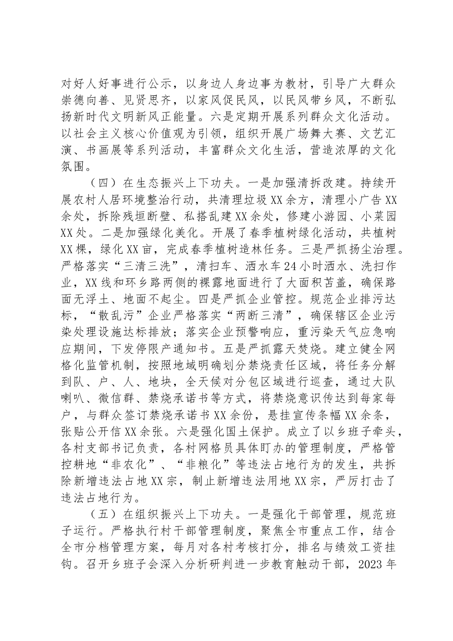 2023年某乡镇的乡村振兴调研报告.docx,第4页预览
