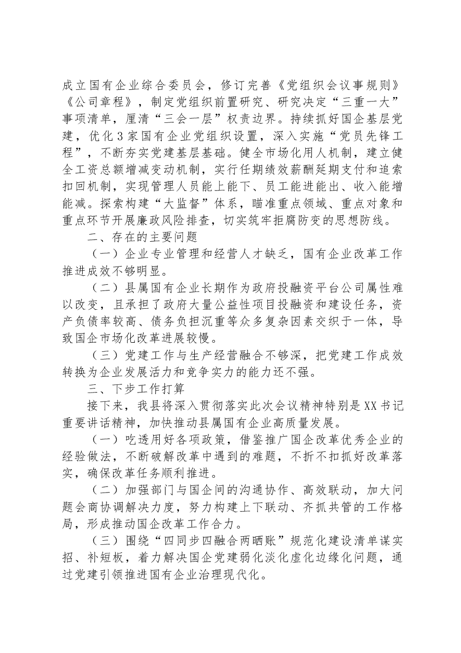 在全市国资国企改革发展工作会议上的发言.docx,第3页预览