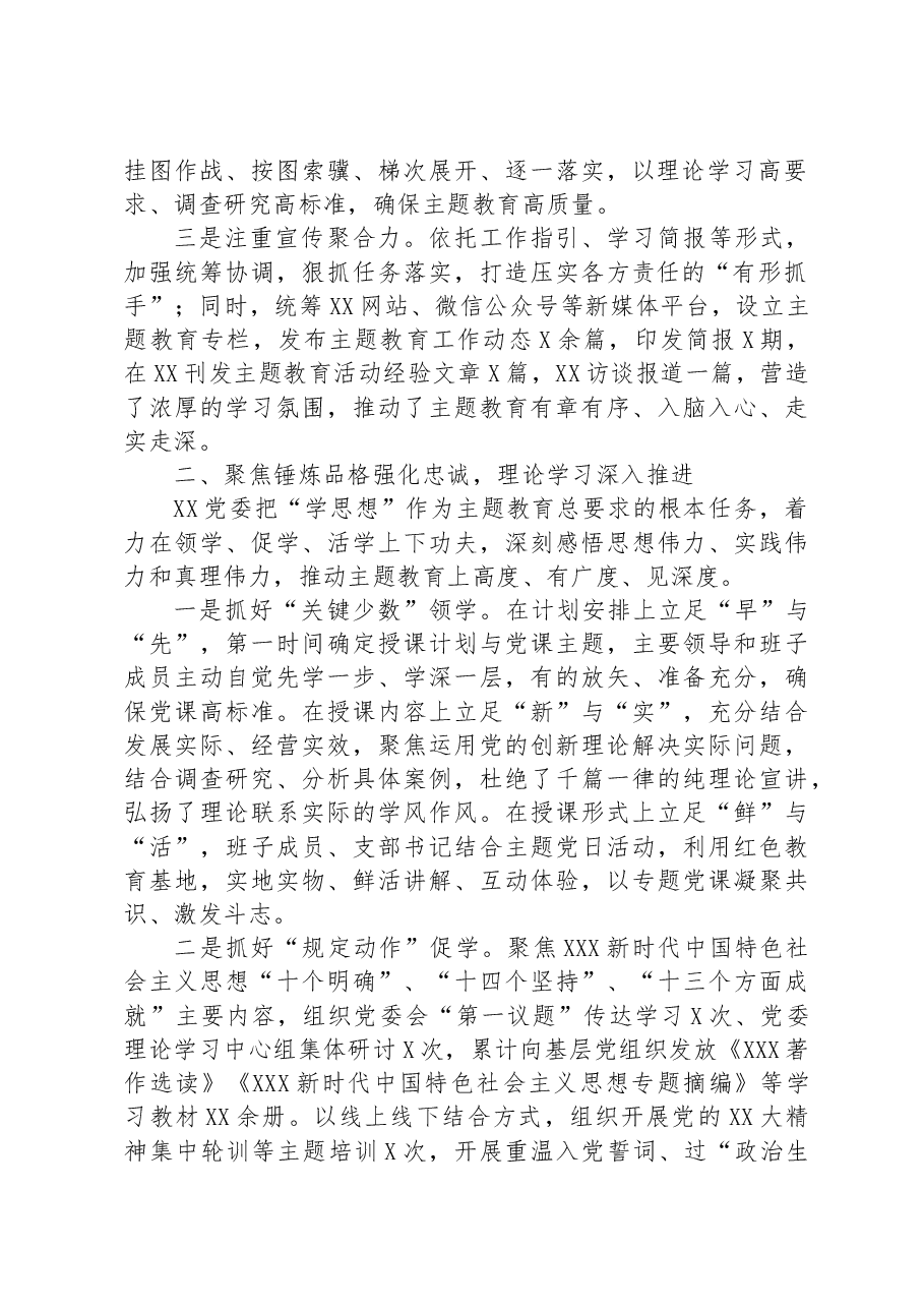 关于某党委主题教育工作情况总结的报告.docx,第2页预览