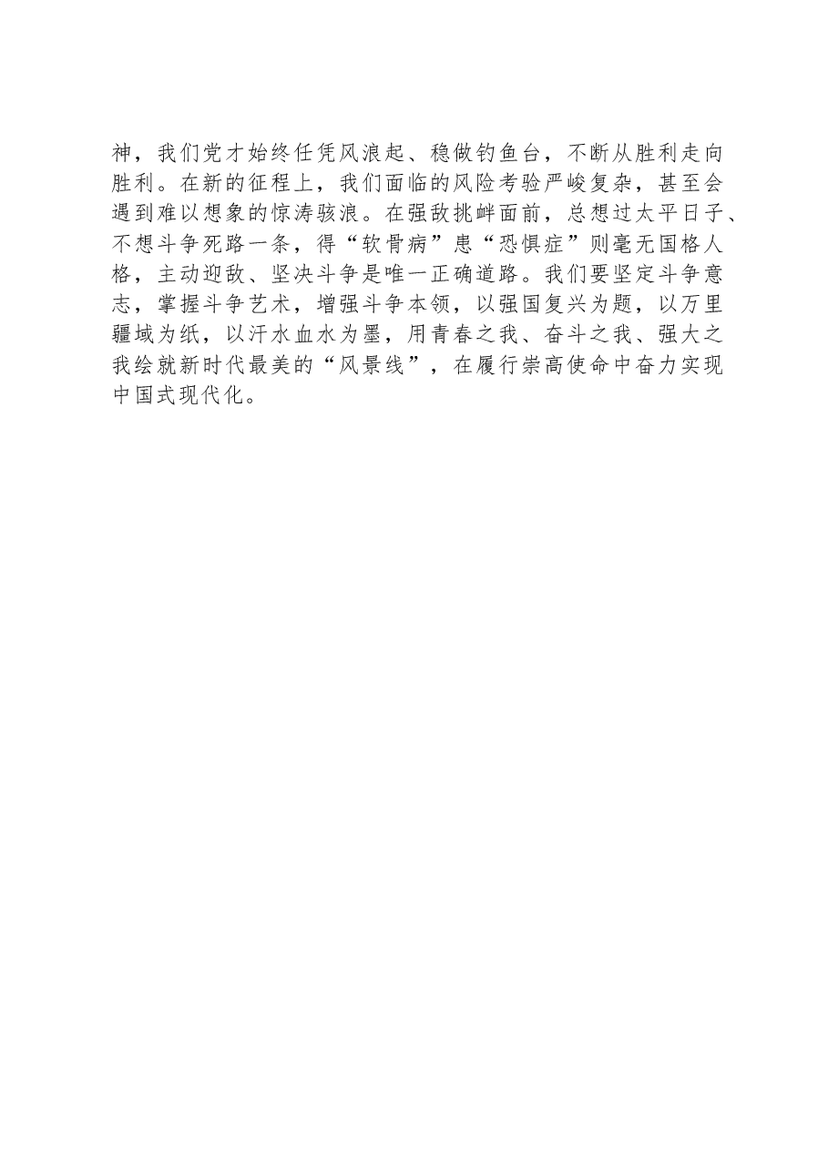 在党的二十大精神学习研讨会上的交流发言.docx,第4页预览