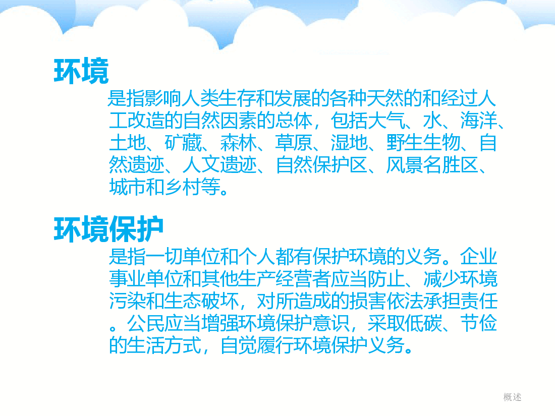 蓝色简约风环境保护专项合规指引PPT.ppt,第2页预览